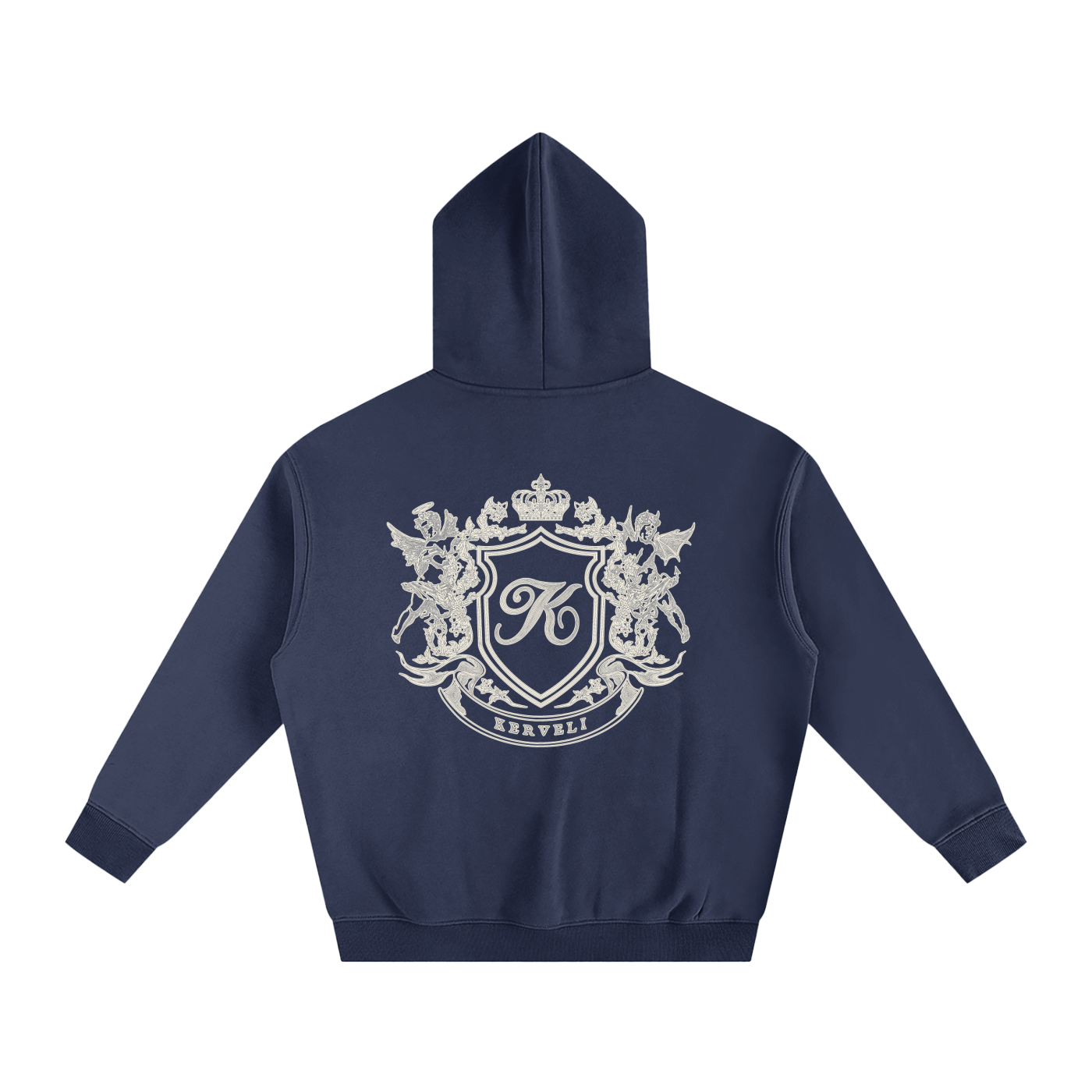 Crest and Cursive Hoodie