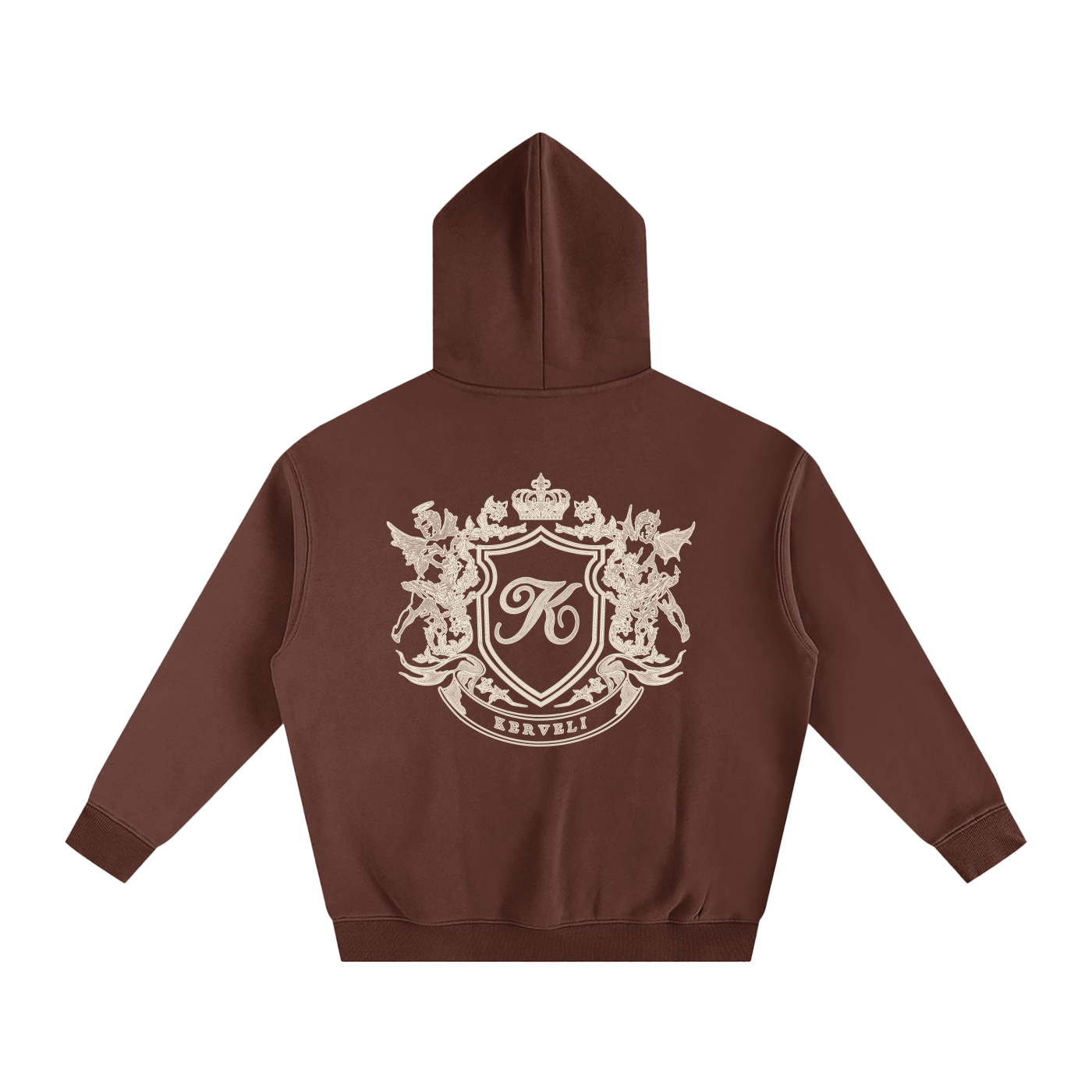 Crest and Cursive Hoodie