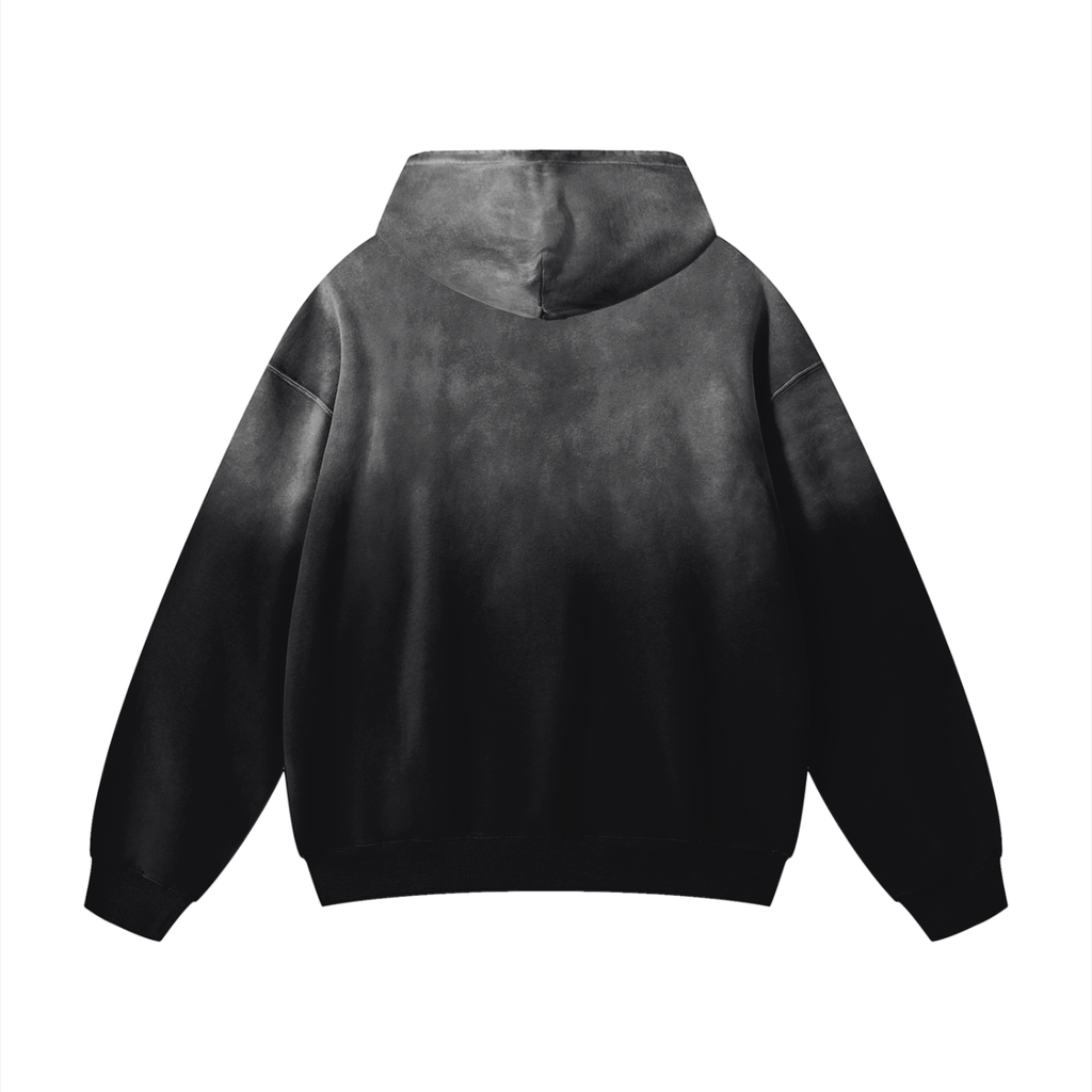 Kerveli Studios sunfaded oversized hoodie back view
