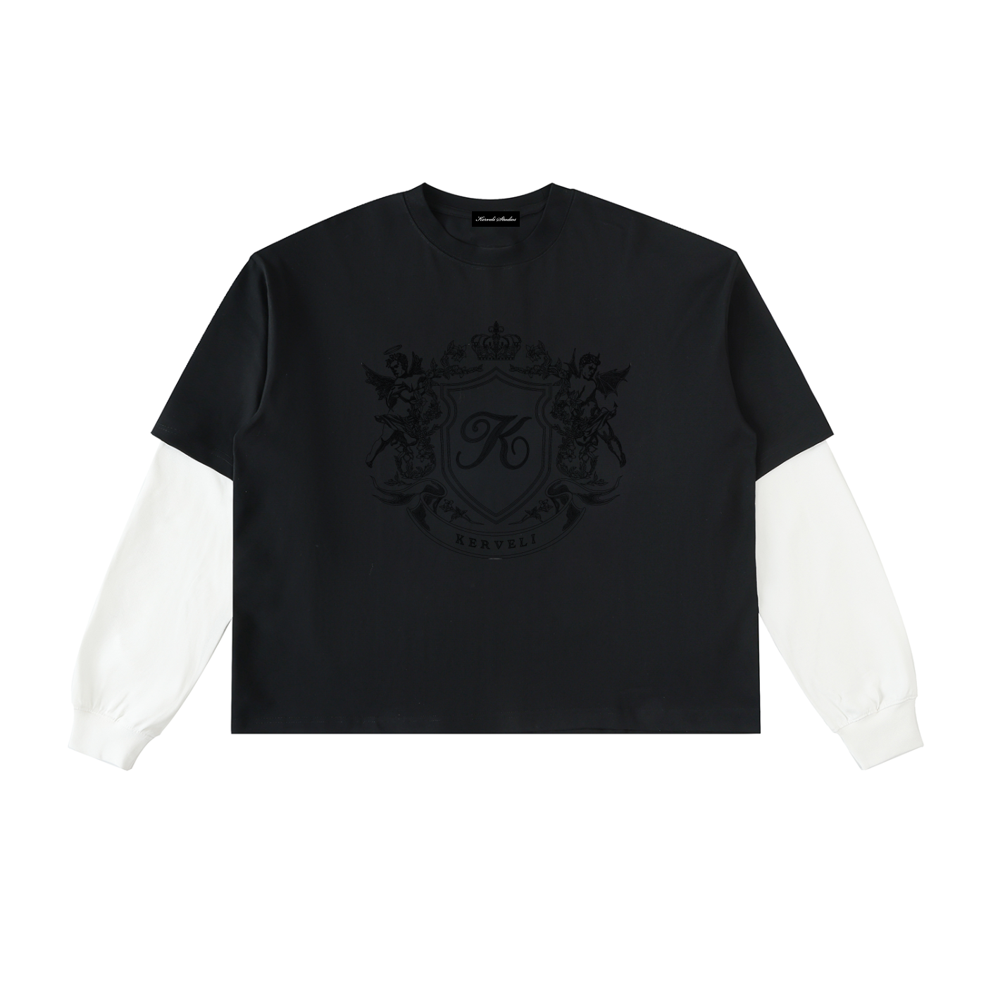 Layered Crest Long Sleeve
